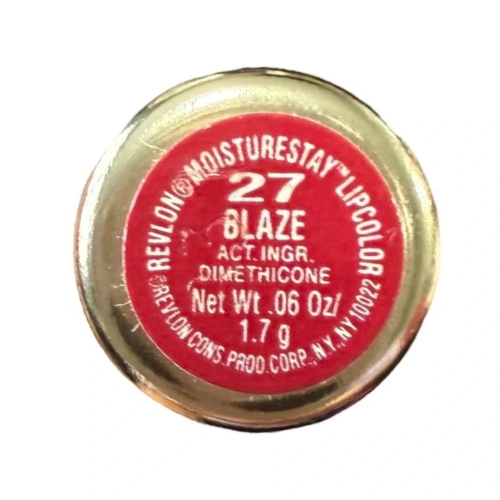 Revlon Moisturestay Lipcolor Lipstick #27 BLAZE‎ ~ 'RARE' Color